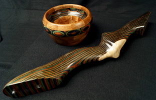 Segmented Bowl & Bow by Casey & Kirk Cowell