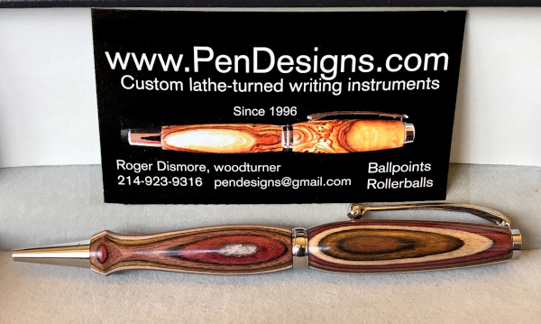 Frogwood RHD5 pen in Autumn Leaves color by Roger Dismore